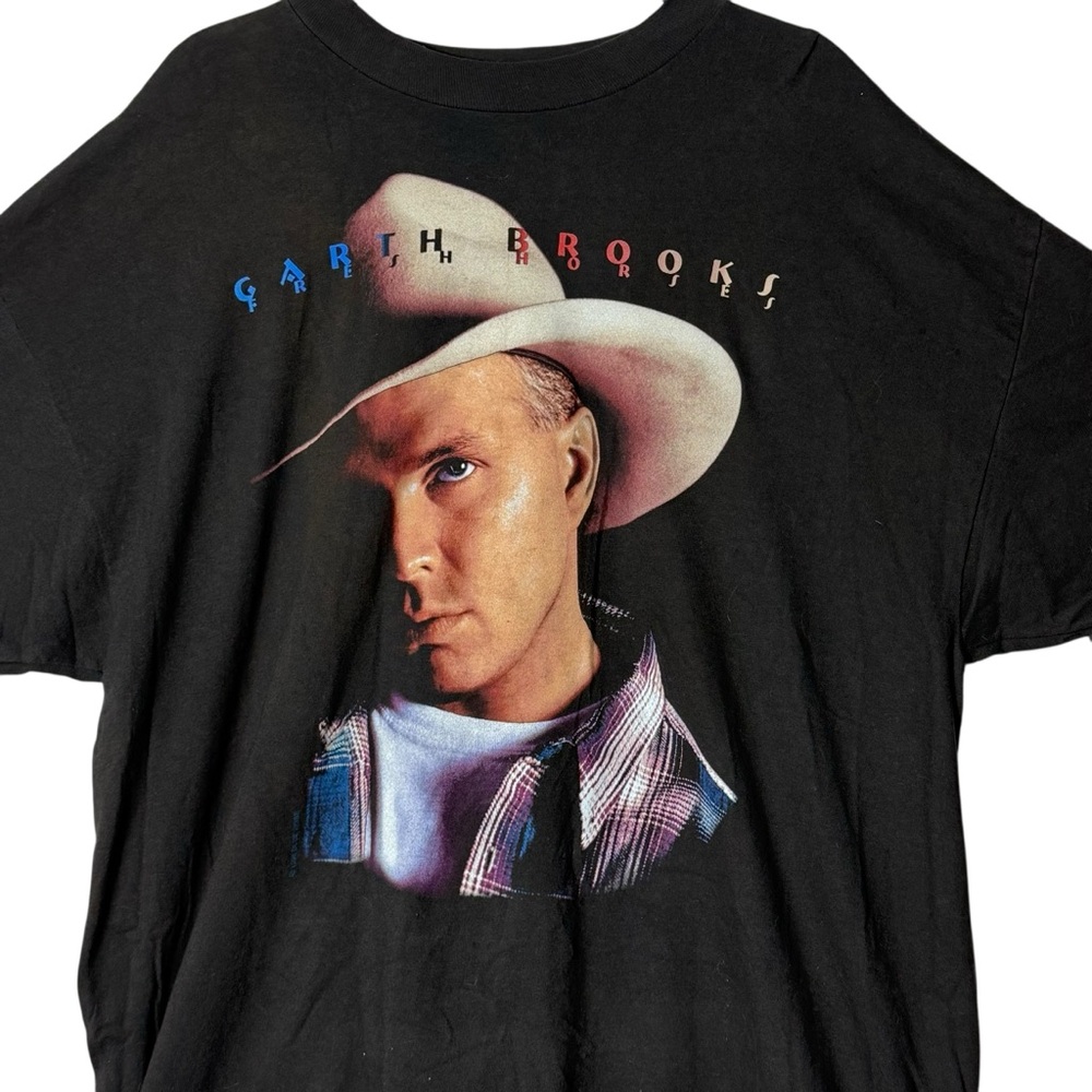 GARTH BROOKS Fresh Horses Tour 90’s T Shirt Adult XXL - Picture 3 of 8